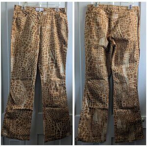 Escada Animal Print Pants